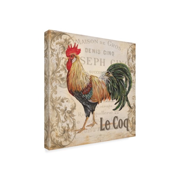 Jean Plout 'Le Coq 5' Canvas Art,24x24